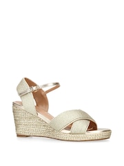 KG Kurt Geiger Gold Dreya Sandals - Image 3 of 5