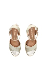 KG Kurt Geiger Gold Dreya Sandals - Image 4 of 5