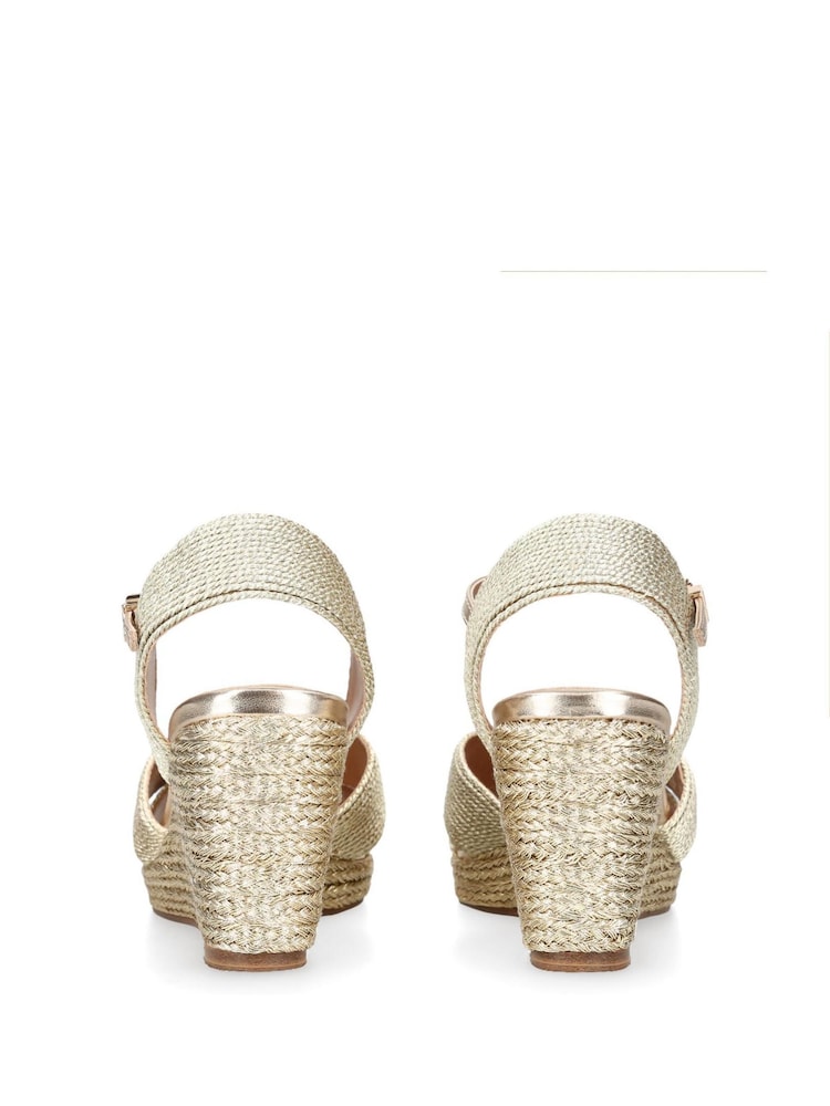 KG Kurt Geiger Gold Dreya Sandals - Image 5 of 5