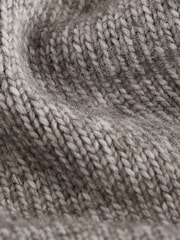 Neutraali ruskea myyrä - Rento Soft Touch Pyöreä kaula-aukko Midi- Neulepusero Mekko - Kuva 7 / 7