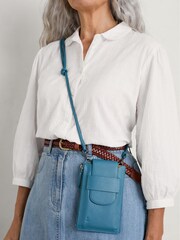 Seasalt Cornwall Blue Kelsey Phone Wallet - Image 1 of 6