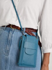 Seasalt Cornwall Blue Kelsey Phone Wallet - Image 2 of 6