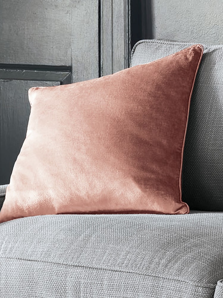 Laura Ashley Pink Nigella Feather Cushion - Image 1 of 2