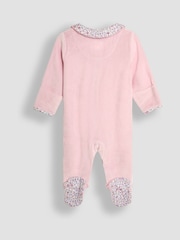 JoJo Maman Bébé Velour Sleepsuit - Bild 4 von 6