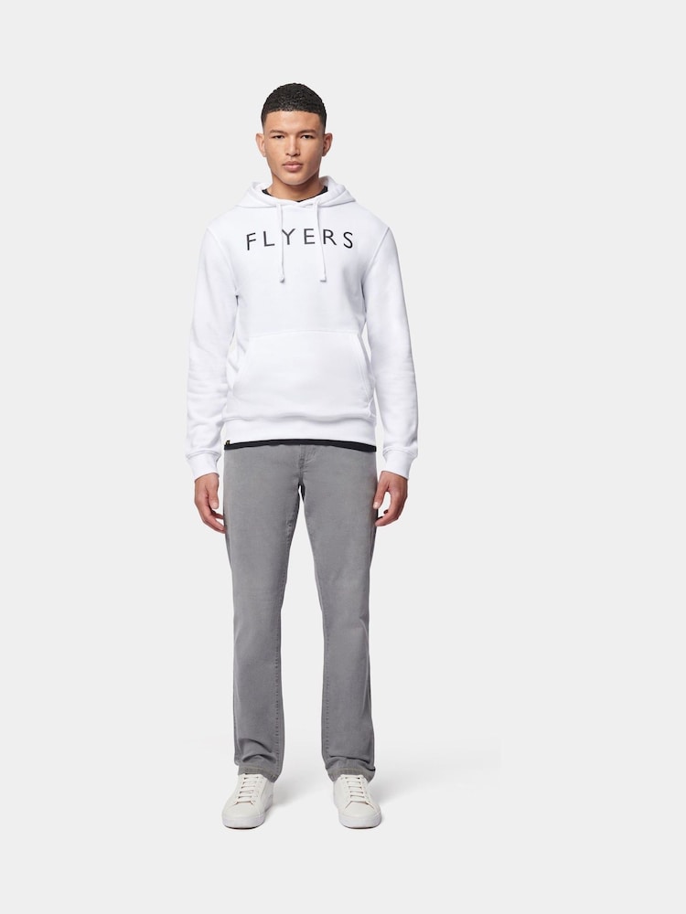 Flyers Classic Fit Mens Text Hoodie - Image 2 of 9