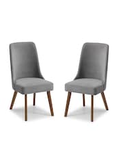 Julian Bowen Dusk Grey Huxley Dining Chairs Set Of 2 - Image 2 of 6
