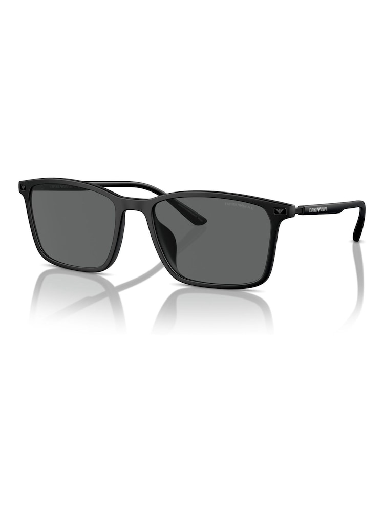 Emporio Armani Ea4223U Rectangle Black Sunglasses - Image 2 of 5