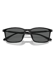 Emporio Armani Ea4223U Rectangle Black Sunglasses - Image 4 of 5