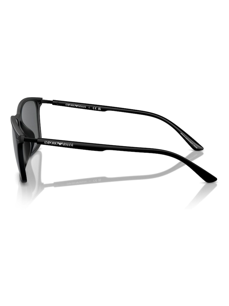 Emporio Armani Ea4223U Rectangle Black Sunglasses - Image 5 of 5