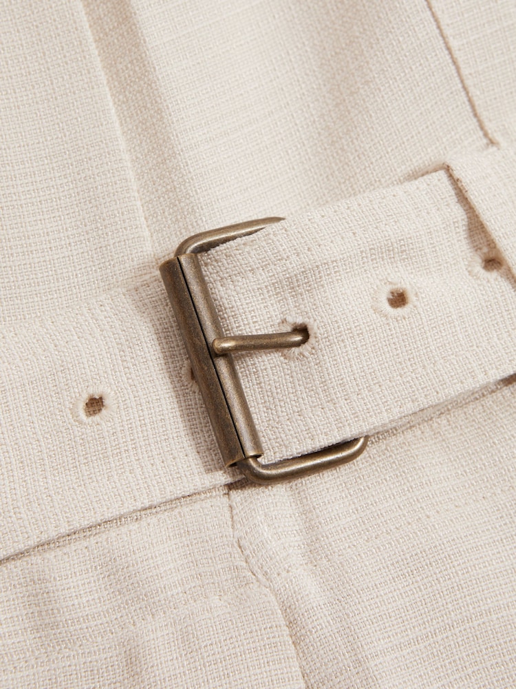 Reiss Neutral Solie Polo Neck Shift Dress - Image 5 of 5