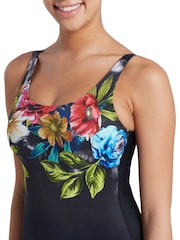 Zoggs Adjustable Scoopback One Piece Swimsuit with Tummy Control and Foam Cups Support - Image 5 of 7