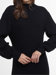 Barbour® International 100% Cotton Franchesca Funnel Neck Ribbed Knit Dress - Image 5 of 7