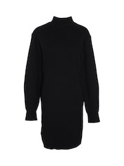 Barbour® International 100% Cotton Franchesca Funnel Neck Ribbed Knit Dress - Image 7 of 7