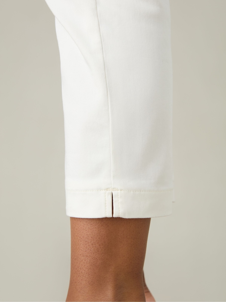 Live Unlimited Ivory White Curve Cropped Jeggings - Image 5 of 6