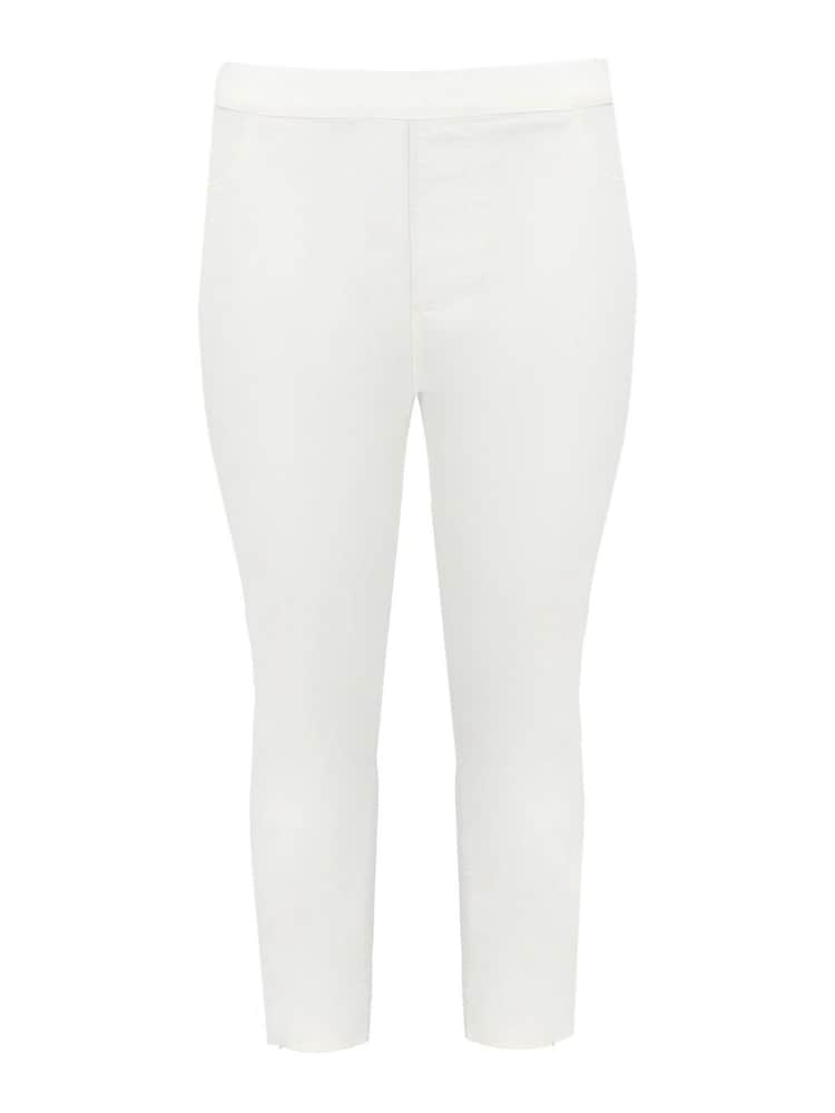 Live Unlimited Ivory White Curve Cropped Jeggings - Image 6 of 6