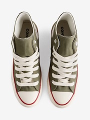 Converse Green Chuck Taylor All Star Trainers - Image 6 of 9