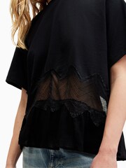 AllSaints Black Gracie T-Shirt - Image 2 of 8