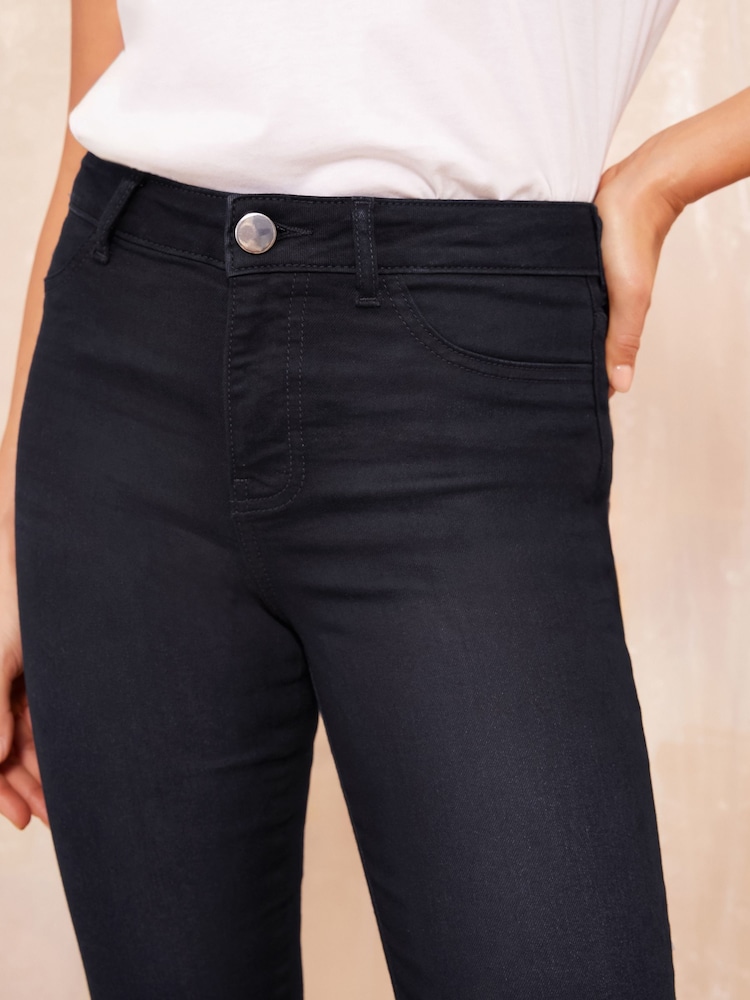 bleu encre - Jeggings taille haute Friends Like These - Image 3 of 4