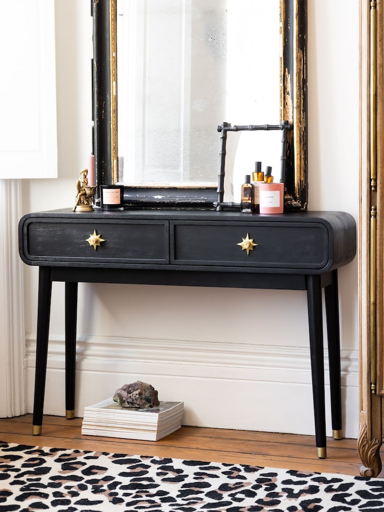 Rockett St George Black Ringo Console Table - Image 1 of 8
