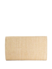 Dune London Gold Ballads Structured Foldover Clutch Bag - Image 3 of 5