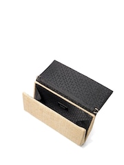 Dune London Gold Ballads Structured Foldover Clutch Bag - Image 4 of 5