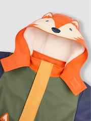 JoJo Maman Bébé Applique Pocket Cosy Waterproof Jacket - صورة 3 من 3