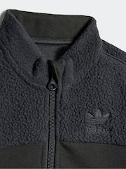 adidas originals Grey Infant Polar Fleece Taracksuit - Image 5 of 7