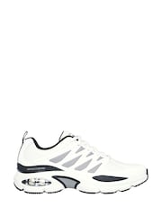 Skechers White Skech-Air Ventura Revell Trainers - Image 2 of 5