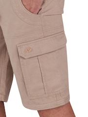 Raging Bull Cargo Brown Shorts - Image 4 of 6