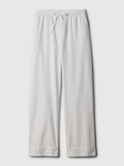 Gap Grey Stripe Poplin Pyjama Bottoms - Image 4 of 4