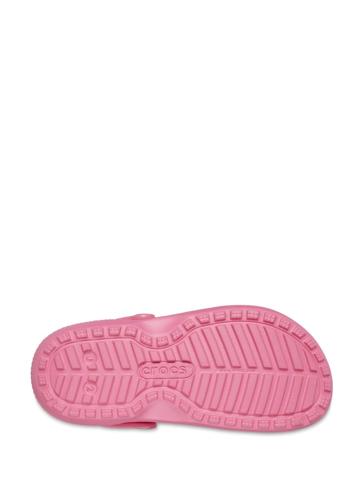 Crocs Pink Fluffy Kids Lined Clogs - Image 6 of 6