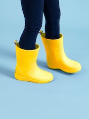 Totes Yellow Childrens Charley Welly Boots - Image 1 of 6