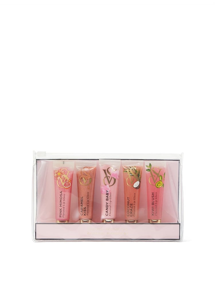 Victoria's Secret Pink Assorted 5 Piece Lip Gift Set - Image 1 of 2