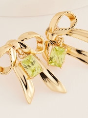 Cath Kidston Gold Tone Bow Earrings - Image 3 of 8