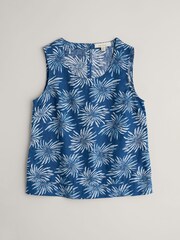 Seasalt Cornwall Blue 100% Linen Lighthouse Station Vest - Image 4 of 5