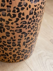 Rockett St George Leopard Painted Side Table - Image 3 of 5