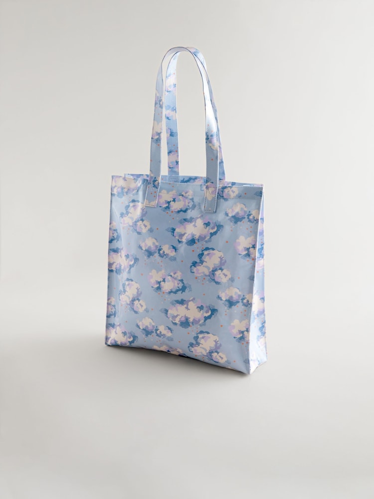 Cath Kidston Blue floral Large Book Bag - Image 2 of 6 Cath Kidston Blue floral Large Book Bag - Image 2 of 6