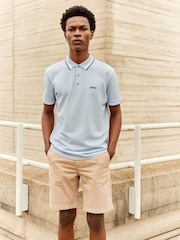 BOSS Brown Slim Fit Stretch Cotton Chino Shorts - Image 5 of 7