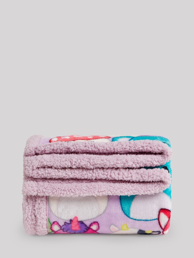 Purple Squishmallows Super Soft Fleece Throw Blanket - Image 2 of 3