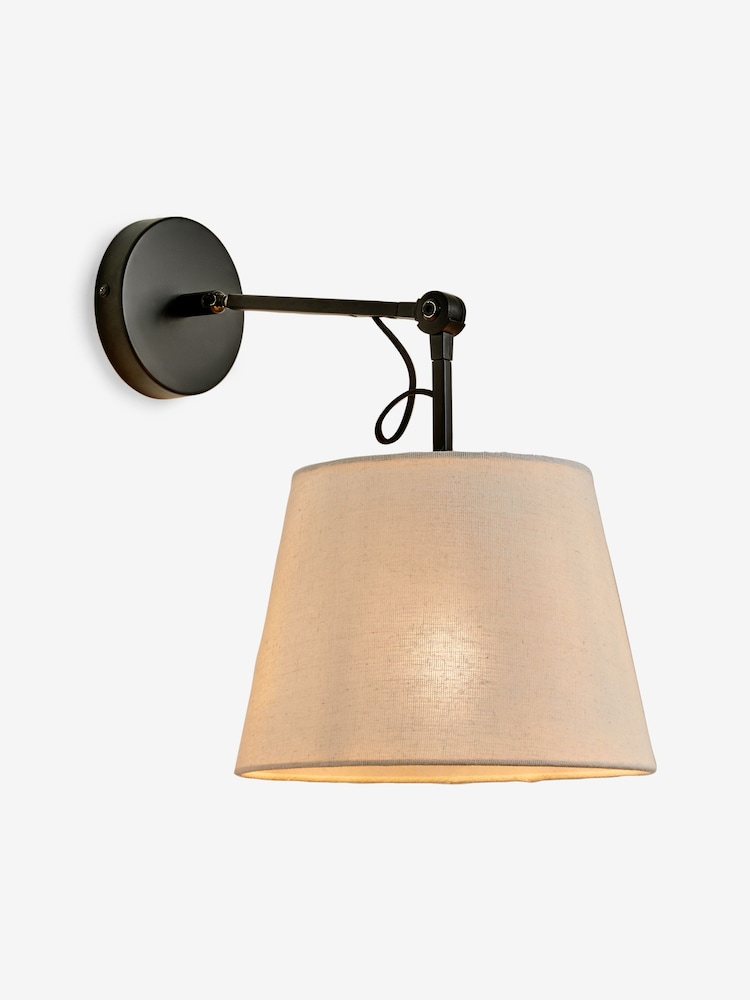 Jasper Conran London White/Black Wall Light - Image 4 of 4