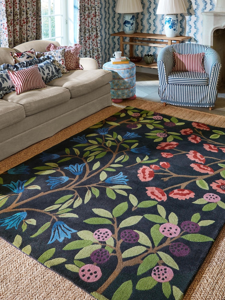 Sanderson Blue Foraging Rug - Image 1 of 8