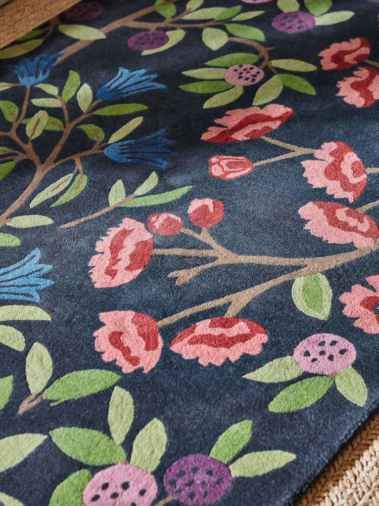 Sanderson Blue Foraging Rug - Image 2 of 8