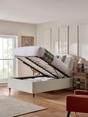 Nina Campbell Clabon Natural Lowndes Ottoman Storage Bed Upholstered - Image 8 of 8