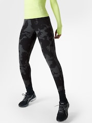 Sweaty Betty Black Fade Print Full Length Power UltraSculpt 7/8 High Waist Leggings - Image 1 of 6