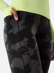 Sweaty Betty Black Fade Print Full Length Power UltraSculpt 7/8 High Waist Leggings - Image 5 of 6