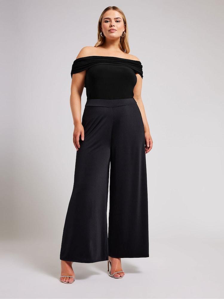 Yours Curve Ruched Bardot Bodies - Imagen 2 de 5 Yours Curve Ruched Bardot Bodies - Imagen 2 de 5