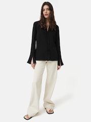 Jigsaw Japanese Crepe Seamed Shirt - Image 3 of 6