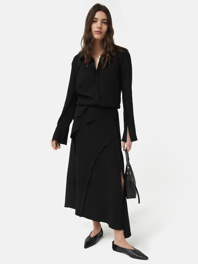 Jigsaw Japanese Crepe Seamed Shirt - Image 6 of 6