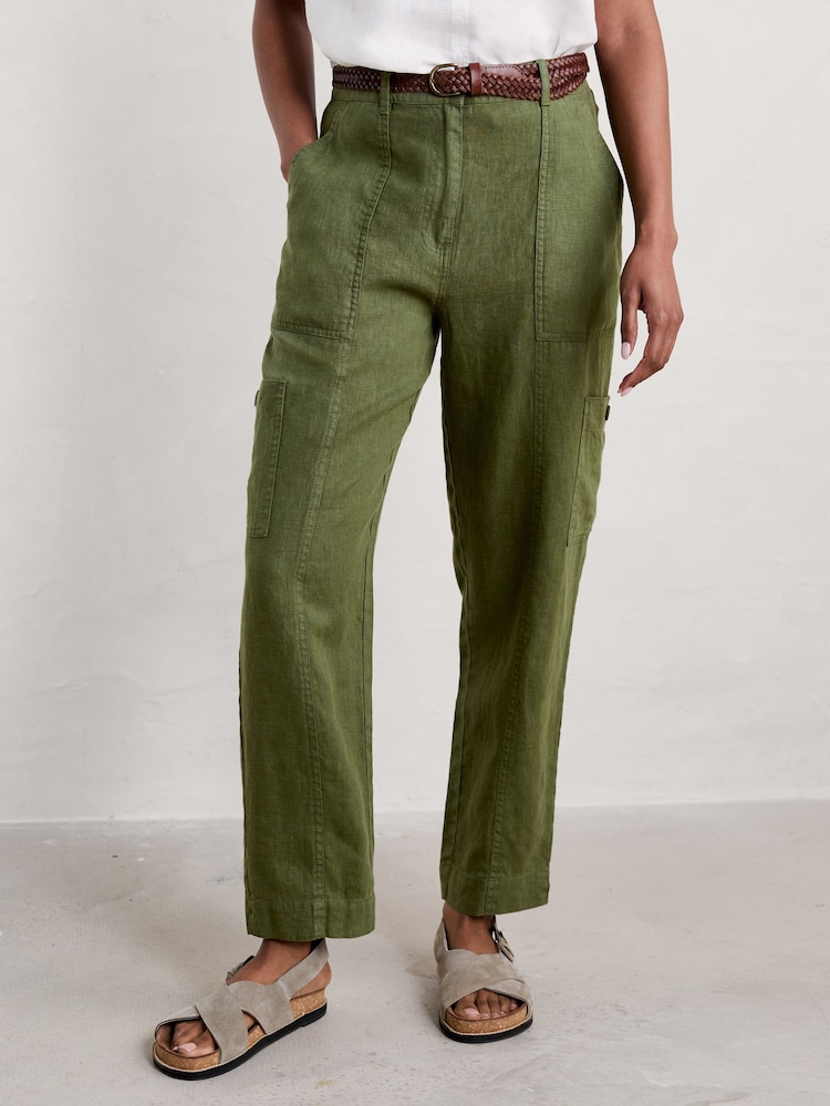 Seasalt Cornwall Green Rock Pipit Trousers - Image 1 of 5