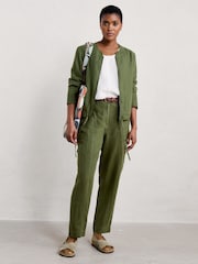 Seasalt Cornwall Green Rock Pipit Trousers - Image 3 of 5